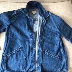 j crew denim swing jacket